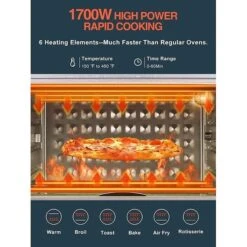 24QT AIR FRYER OVEN-BLACK -Zoro Tools Shop ESI20International20Enterprises20Inc FM9015xxIMG3xx4177ad