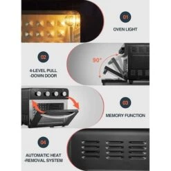 24QT AIR FRYER OVEN-BLACK -Zoro Tools Shop ESI20International20Enterprises20Inc FM9015xxIMG7xxc9e8c6