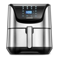 Air Fryer Oven, Digital Control, Dishwasher-Safe, Smart Touch Panel 5.8 QT,