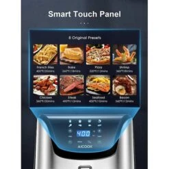 Air Fryer Oven, Digital Control, Dishwasher-Safe, Smart Touch Panel 5.8 QT, -Zoro Tools Shop ESI20International20Enterprises20Inc TXGxxS5T13xx2xx34abdf