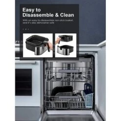 Air Fryer Oven, Digital Control, Dishwasher-Safe, Smart Touch Panel 5.8 QT, -Zoro Tools Shop ESI20International20Enterprises20Inc TXGxxS5T13xx5xx2cfa39