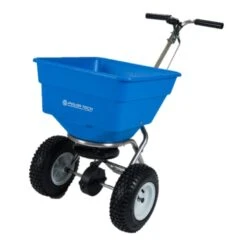 Commercial 100lb Ice Melt Spreader. Stainless Steel Chassis.