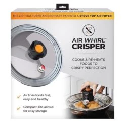 MISSION Air Whirl Crisper Air Fryer Lid Glass/Stainless Steel 1 Pk