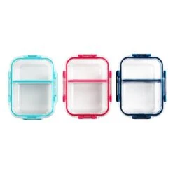 TrueDivide 32 Oz Clear Food Storage Container , 3PK