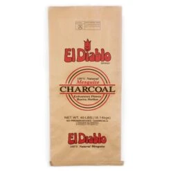 El Diablo All Natural Mesquite Lump Charcoal 40 Lb