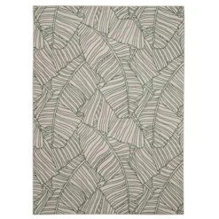 RUG LARGO GREEN/IVRY 5ftX7ft