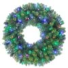 36 In. D X 0 Ft. L LED Prelit Multicolored Mixed Pine Christmas Wreath