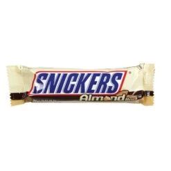 Snickers Milk Chocolate Caramel Almonds Nougat Candy Bar 1.76 Oz