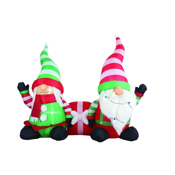 5 Ft. Gnome Couple Inflatable 1 5 Ft. Gnome Couple Inflatable