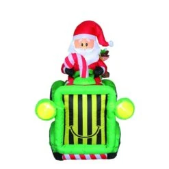 6 Ft. Santa With Tractor Inflatable