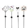 Alpine Assorted Metal 23.3 In. H Halloween Solar Garden Stake