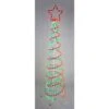LED SPIRAL TREE MULTI 7ft