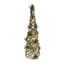 Alpine LED Cone Tree Yard Decor