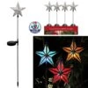 LED 35 In. Solar Powered Star Garden Stake Pathway Decor