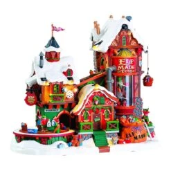 Lemax Village Elf Toy Factory