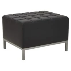 Sofa, 21-1/2" X 17-1/2", Upholstery Color: Black