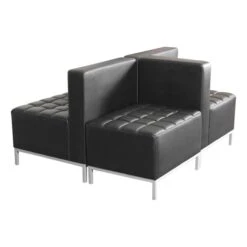 Sofa, 21-1/2" X 17-1/2", Upholstery Color: Black -Zoro Tools Shop Essendant20Inc ALEQB8216xx04xx7f3075