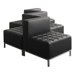 Sofa, 21-1/2" X 17-1/2", Upholstery Color: Black -Zoro Tools Shop Essendant20Inc ALEQB8216xx06xxf637f0