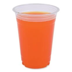 Clear Plastic Cold Cups, 16 Oz, PET, PK1000