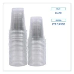 Clear Plastic Cold Cups, 16 Oz, PET, PK1000 -Zoro Tools Shop Essendant20Inc BWKPET16xx03xx883b27
