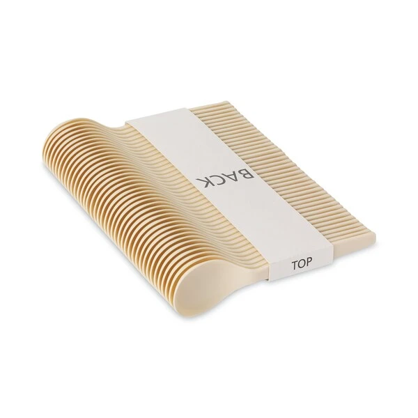 Dixie SmartStock Plastic Cutlery Refill, Soup Spoon, 6" Series-O Mediumweight, Beige, PK960, 960PK 2 Dixie SmartStock Plastic Cutlery Refill, Soup Spoon, 6" Series-O Mediumweight, Beige, PK960, 960PK - Image 2