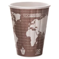 World Art Pattern Cup 8oz. Maroon, Pk800 -Zoro Tools Shop Essendant20Inc ECOEPBNHC8WDxx04xx69eb3c
