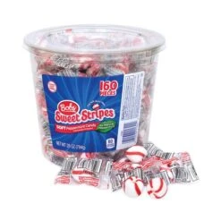Bobs Sweet Stripes Soft Candy, Peppermint, 28 Oz Tub -Zoro Tools Shop Essendant20Inc GRR20902493xx02xx05aff5