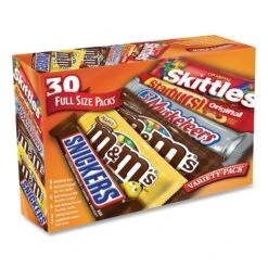 Mars Full-Size Candy Bars Variety Pack, Assorted, PK30
