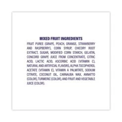 Reduced Sugar Mixed Fruit Snacks, 15 Oz Pouches, PK144, 144PK -Zoro Tools Shop Essendant20Inc GRR26700008xx03xx044b2d