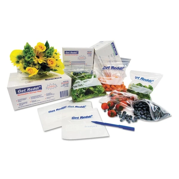 Food Bags, 24 Qt, 1 Mil, 12" X 30", Clear, PK500 1 Food Bags, 24 Qt, 1 Mil, 12" X 30", Clear, PK500