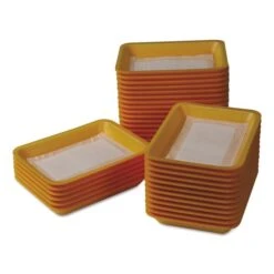 Meat Tray Pads, 6w X 4.5d, White/Yellow, 1000PK -Zoro Tools Shop Essendant20Inc ITRTA1341108xx03xxdb1a37