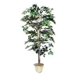 Artificial Ficus Tree, 6 Ft Tall