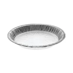 Reynolds® Round Aluminum Carryout Containers, 10" Diameter X 1.09"h, Silver, PK400