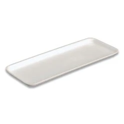 Supermarket Tray, #10S, 10.9 X 5.9 X 0.7, White, PK500