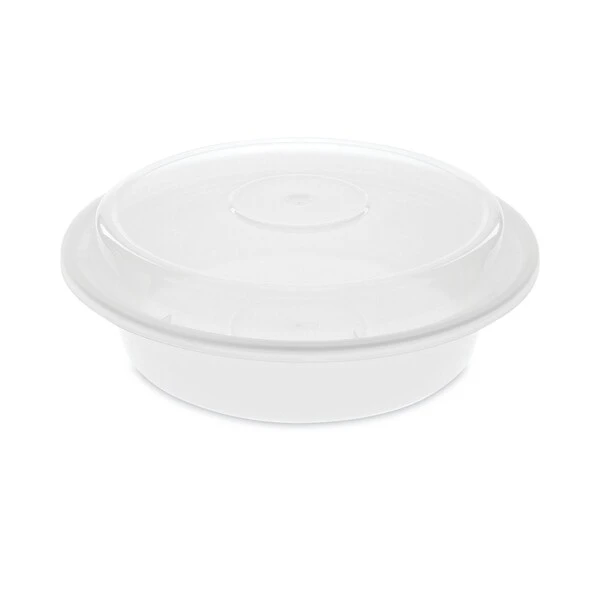 VERSAtainers, 24 Oz, 7 X 7 X 2.38, White/Clear, PK150 1 VERSAtainers, 24 Oz, 7 X 7 X 2.38, White/Clear, PK150