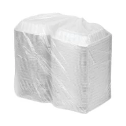 Vented Microwave Hinge-Lid Takeout Container, 8.5x8.5x3.1, Wht, PK146 PK -Zoro Tools Shop Essendant20Inc PCTYCNW0851xx04xx004971