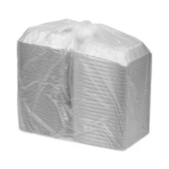 Vented Microwavable Hinged-Lid Takeout Container, 3-Comp, White, PK146 PK -Zoro Tools Shop Essendant20Inc PCTYCNW0853xx04xx12fa51