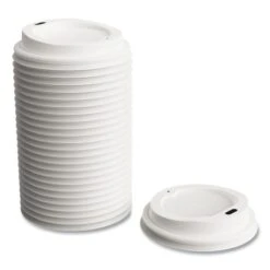 Plastic Hot Cup Lids, Fits 8 Oz Cups, White, PK50, 50PK -Zoro Tools Shop Essendant20Inc PRK24375268xx04xx8cc1b0