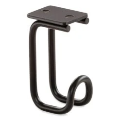 Table Hooks, 1.25 X 1.75 X 3.25, Black, 24PK