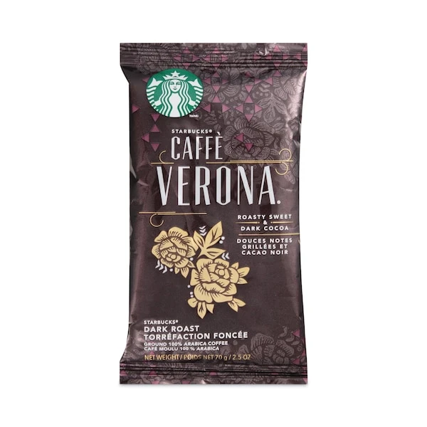 Starbucks Coffee, Caffe Verona, 2.7 Oz Packet, PK72, 72PK 1 Starbucks Coffee, Caffe Verona, 2.7 Oz Packet, PK72, 72PK