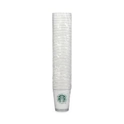 Starbucks Hot Cups, 12oz, White With Green Logo, PK1000 -Zoro Tools Shop Essendant20Inc SBK11098806xx03