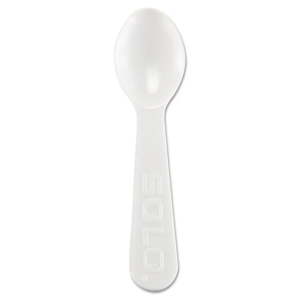 Lightweight Plastic Taster Spoon, White, PK3000, 3000PK 1 Lightweight Plastic Taster Spoon, White, PK3000, 3000PK