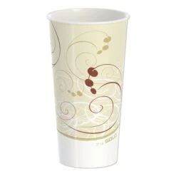 Double Sided Poly Paper Cold Cups, 21oz, Symphony Design, PK1000