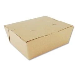ChampPak Retro Carryout Boxes #8, 6 X 4.75 X 2.5, Kraft, PK300 PK