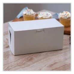 White One-Piece Non-Window Bakery Boxes, Standard, 9 X 5 X 4, White, Paper, 250PK -Zoro Tools Shop Essendant20Inc SCH1549xx04xx0a5f31