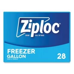 Zipper Freezer Bags, 1 Gal, 2.7 Mil, 9.6" X 12.1", Clear, PK252 PK 8 Zipper Freezer Bags, 1 Gal, 2.7 Mil, 9.6" X 12.1", Clear, PK252 PK -Zoro Tools Shop Essendant20Inc SJN314445xx02xx940262