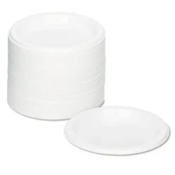 Plates, 7" Dia., White, PK125 6 Plates, 7" Dia., White, PK125 -Zoro Tools Shop Essendant20Inc TBL7644WHxx02xxcad84a