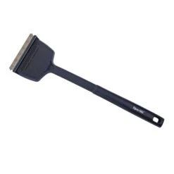 18in Flat Top Grill Brush W. Palmyra Bristles And Stainless Steel Scraper