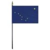 Alaska Stick Flag 4"x6" E Gloss
