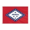 Arkansas Outdoor E Poly Flag 12"x18"